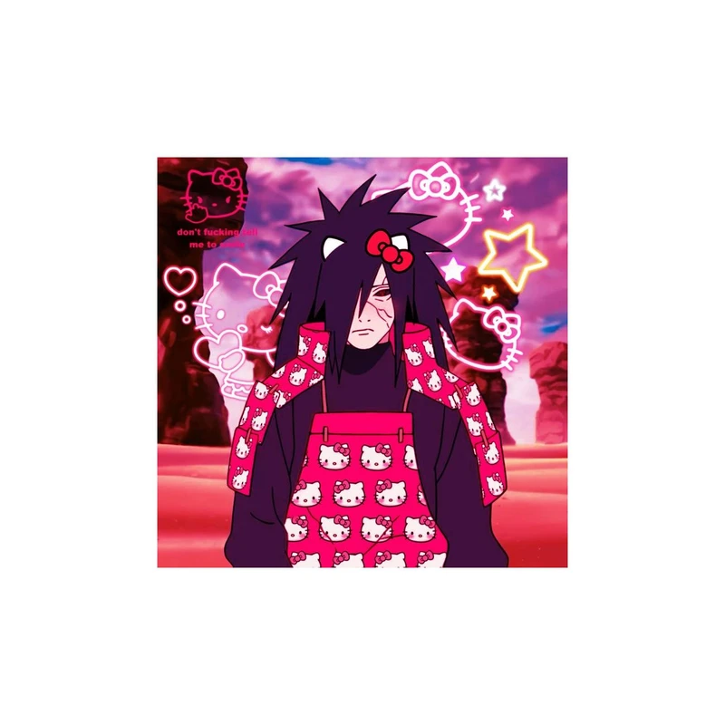 استیکر لپ تاپ و موبایل مدل انیمه طرح ناروتو مادارا اوچیها Naruto Madara Uchiha کد 6060