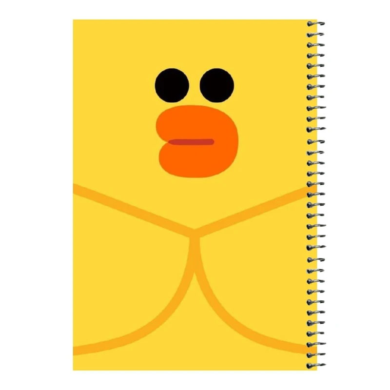 دفتر مشق 80 برگ اس جی مدل جوجه کد3 