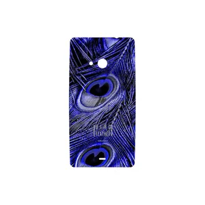MAHOOT Purple Feather Cover Sticker for Microsoft Lumia 535
