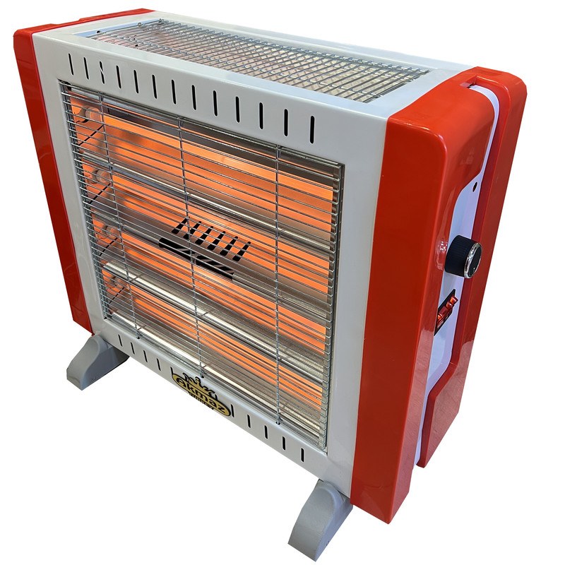 بخاری برقی آکماز مدل 6 شعله فن دار چرخ دار