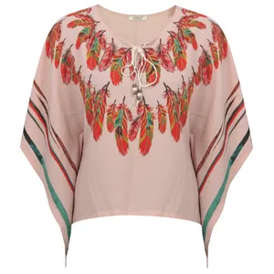 بلوز آستین کوتاه زنانه ویترین مدل A43