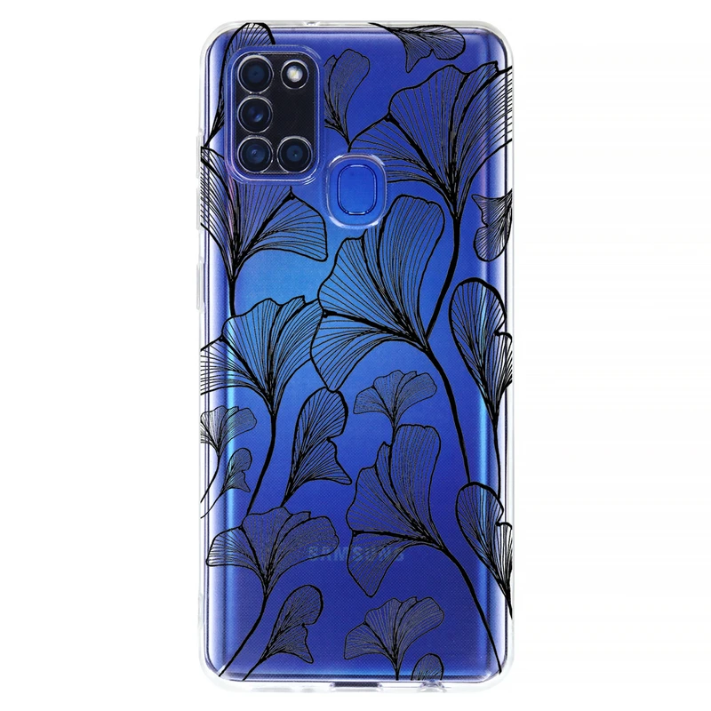کاور مگافون طرح برگ مدل C51-B مناسب برای گوشی موبایل سامسونگ Galaxy A21 S
