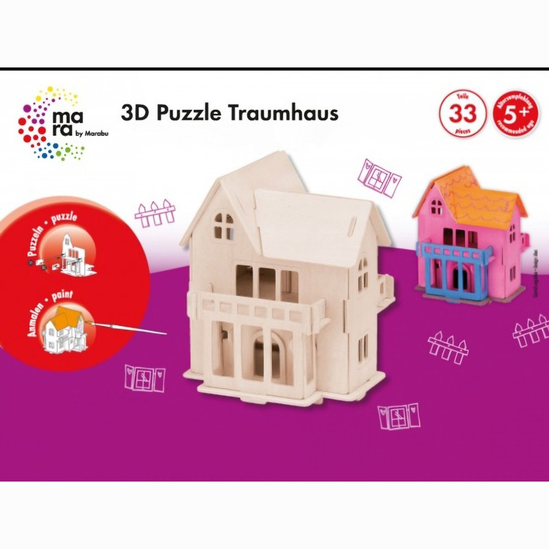 پازل ۳۳ تکه مارابو مدل خانه رویایی