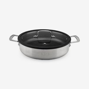 تابه دو دسته استیل ام جی اس مدل کف لیزری PS3130 سایز 24