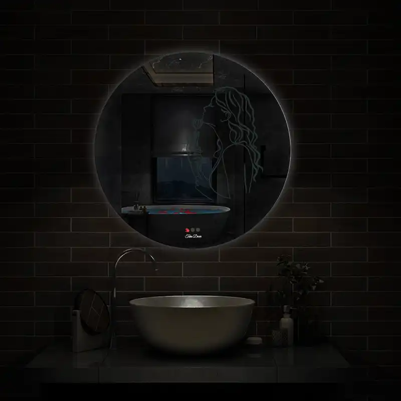 آینه سرویس بهداشتی تارا دکور مدل حرکتی کد ic120