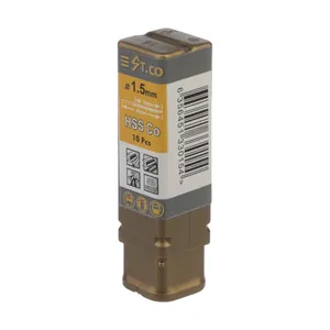 مته کبالت اس تی کو مدل HSSCO سایز 1.5 میلیمتر مجموعه 10 عددی