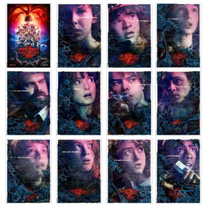 پوستر مدل سریال چیزهای عجیب 2 Stranger Things کد brfp-584 سری مقوایی مجموعه 12 عددی