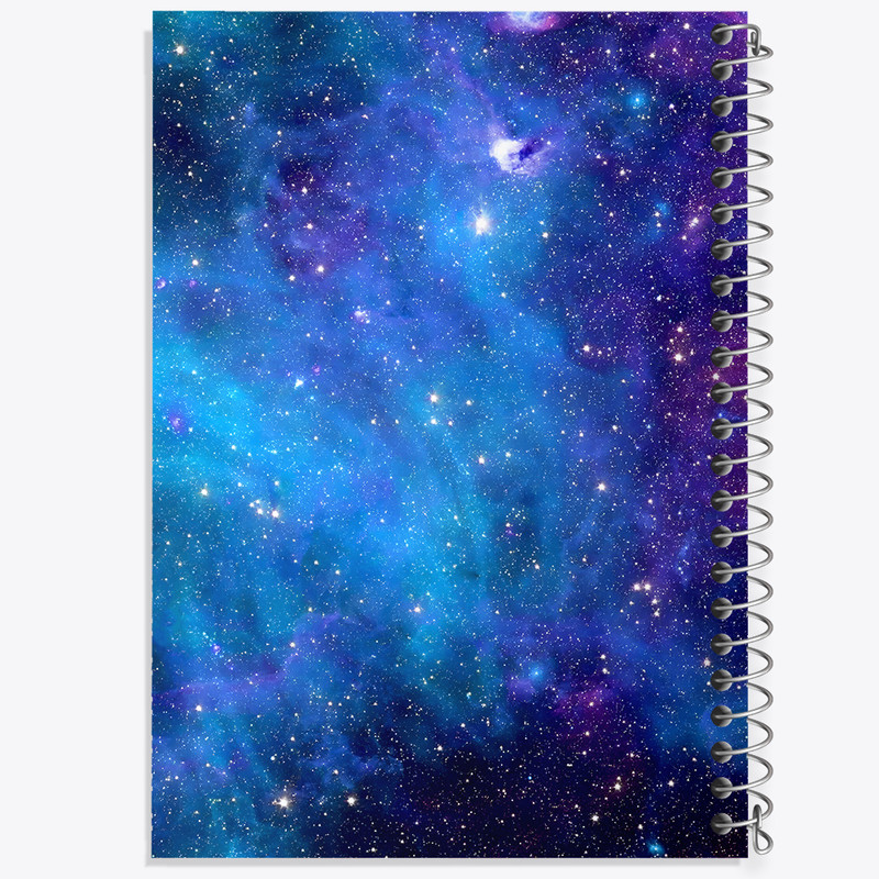دفتر مشق 100 برگ خندالو طرح کهکشان کد N5407