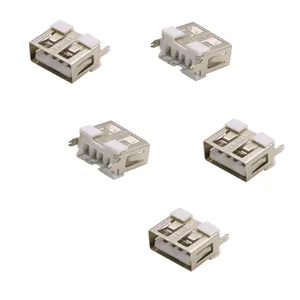 کانکتور مادگی USB-A مدل ایستاده کوتاه بسته 5 عددی
