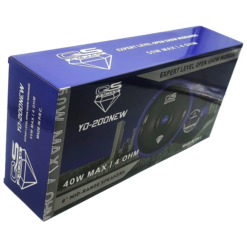 عکس شماره 4 : میدرنج پشت خودرو کیو اس امجد مدل yd-200new pu سایز 8 اینچ بسته 2 عددی