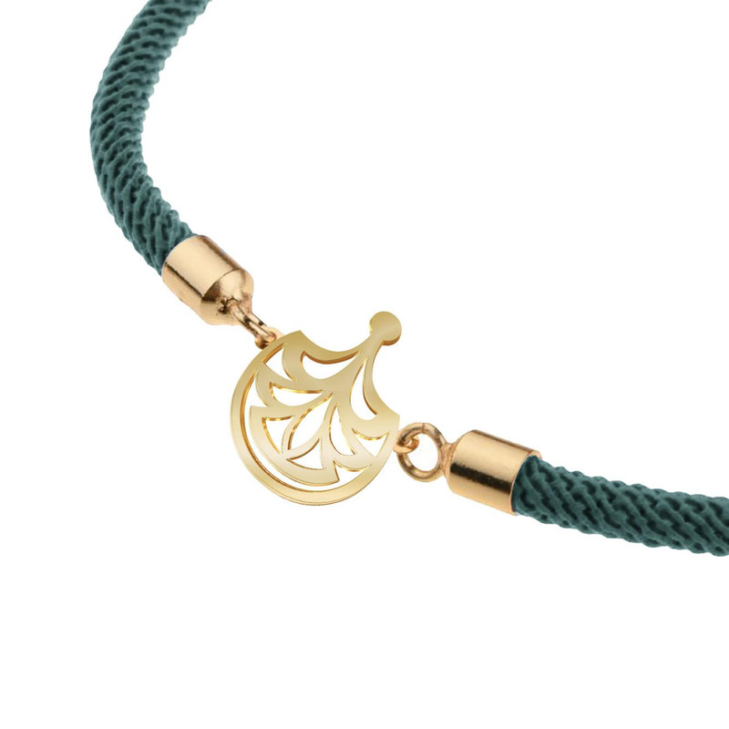 دستبند طلا 18 عیار زنانه مدوپد مدل اسلیمی کد D16-10582