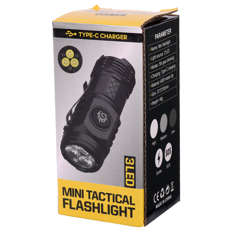 چراغ قوه دستی مدل Mini 3 LED چراغ قوه دستی مدل Mini 3 LED