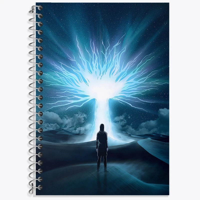 دفتر زبان 50 برگ خندالو مدل سه خط طرح انیمه اتک آن تایتان کد F825