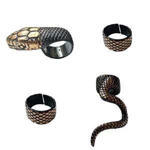 انگشتر زنانه مدل مار کد MA-66 مجموعه 4 عددی