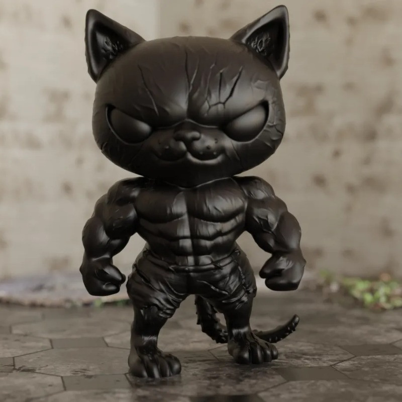 اکشن فیگور مدل Hulk Cat ارتفاع 10 سانتی متر