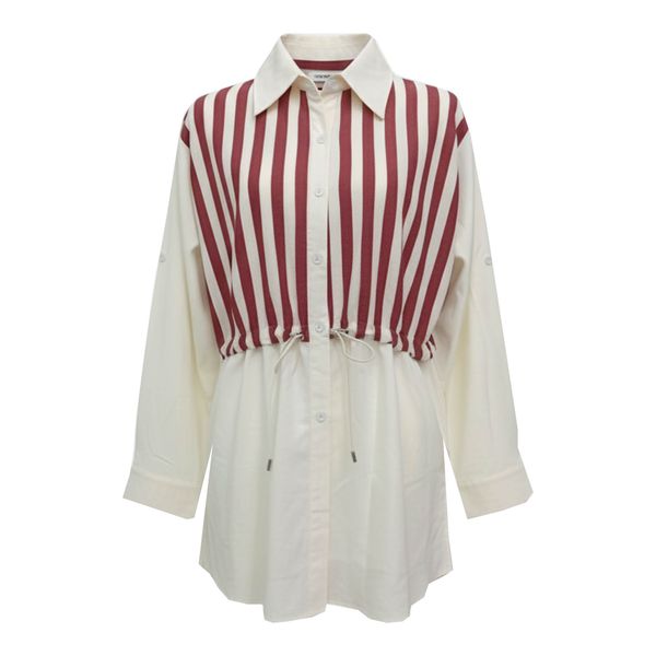 شومیز آستین بلند یقه برگردان زنانه مدل 56