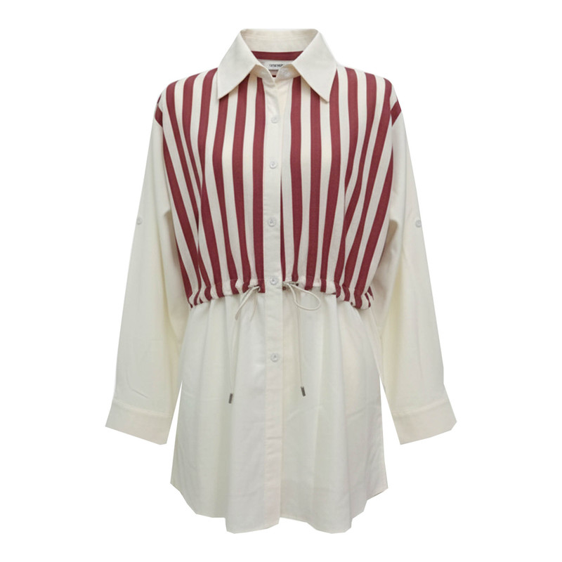 شومیز آستین بلند یقه برگردان زنانه مدل 56