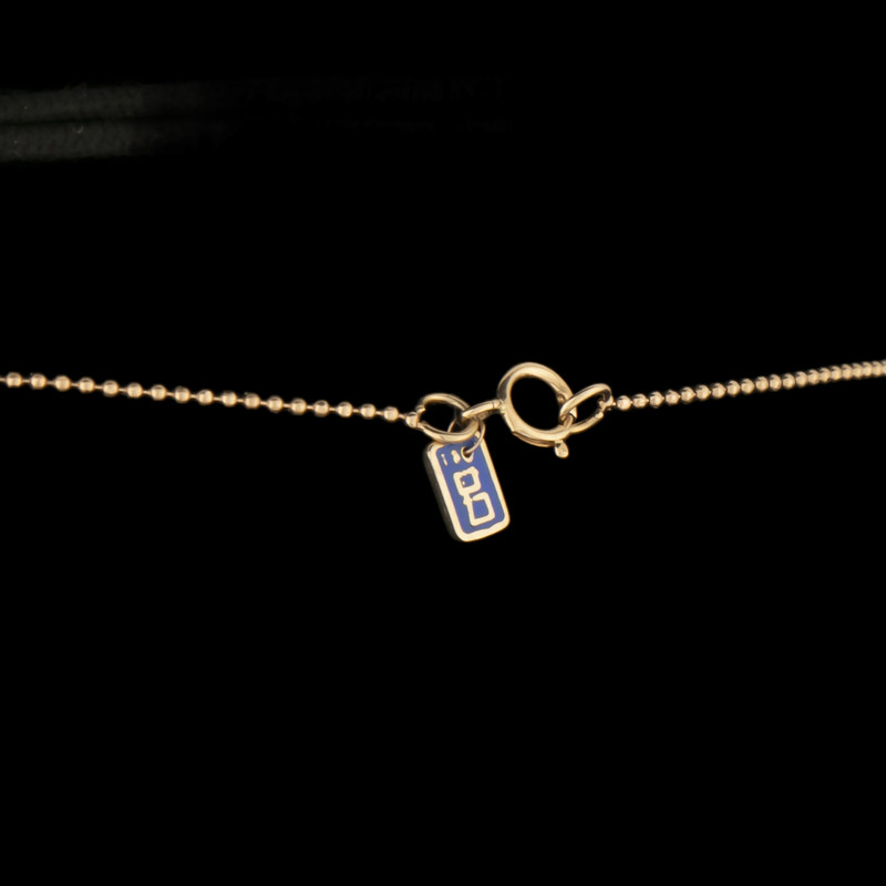 زنجیر طلا 18 عیار زنانه گلدم طرح ساچمه‌ای مدل PE-3070021