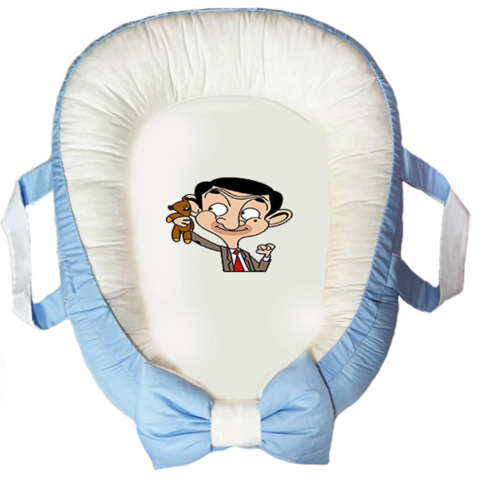 سرویس خواب سه تکه نوزاد ناریکو مدل گارد محافظ دار طرح کارتون مستربین کد 0663