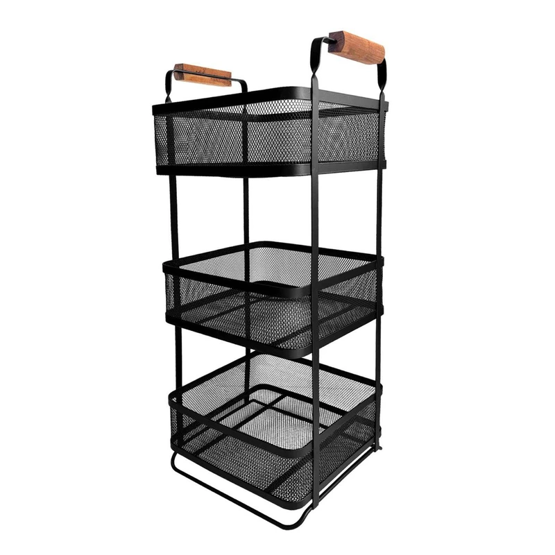 سبد سیب زمینی و پیاز مدل افرا سه طبقه