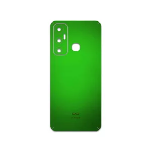 MAHOOT Metallic-Green Cover Sticker for Infinix Hot 11