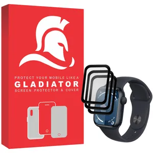 محافظ صفحه نمایش گلادیاتور مدل GWP3000 مناسب برای اپل واچ 9 45mm بسته سه عددی