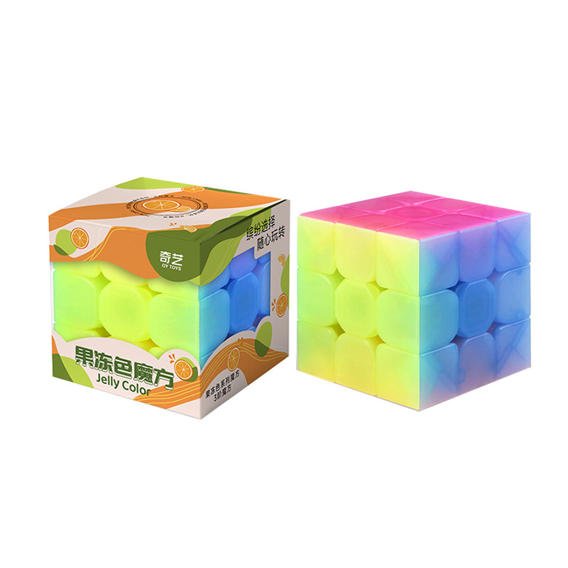 مکعب روبیک کای وای مدل ژله ای شفاف 3 طرح Warrior S