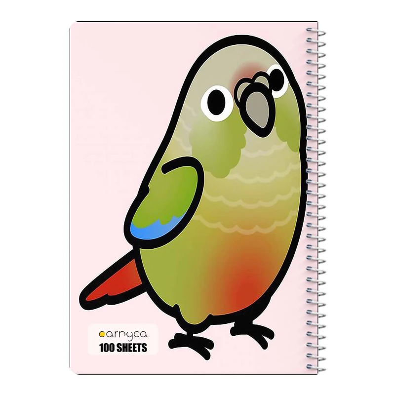 دفتر مشق 100 برگ سیمی کارنیکا طرح طوطی Parrot کد 32404