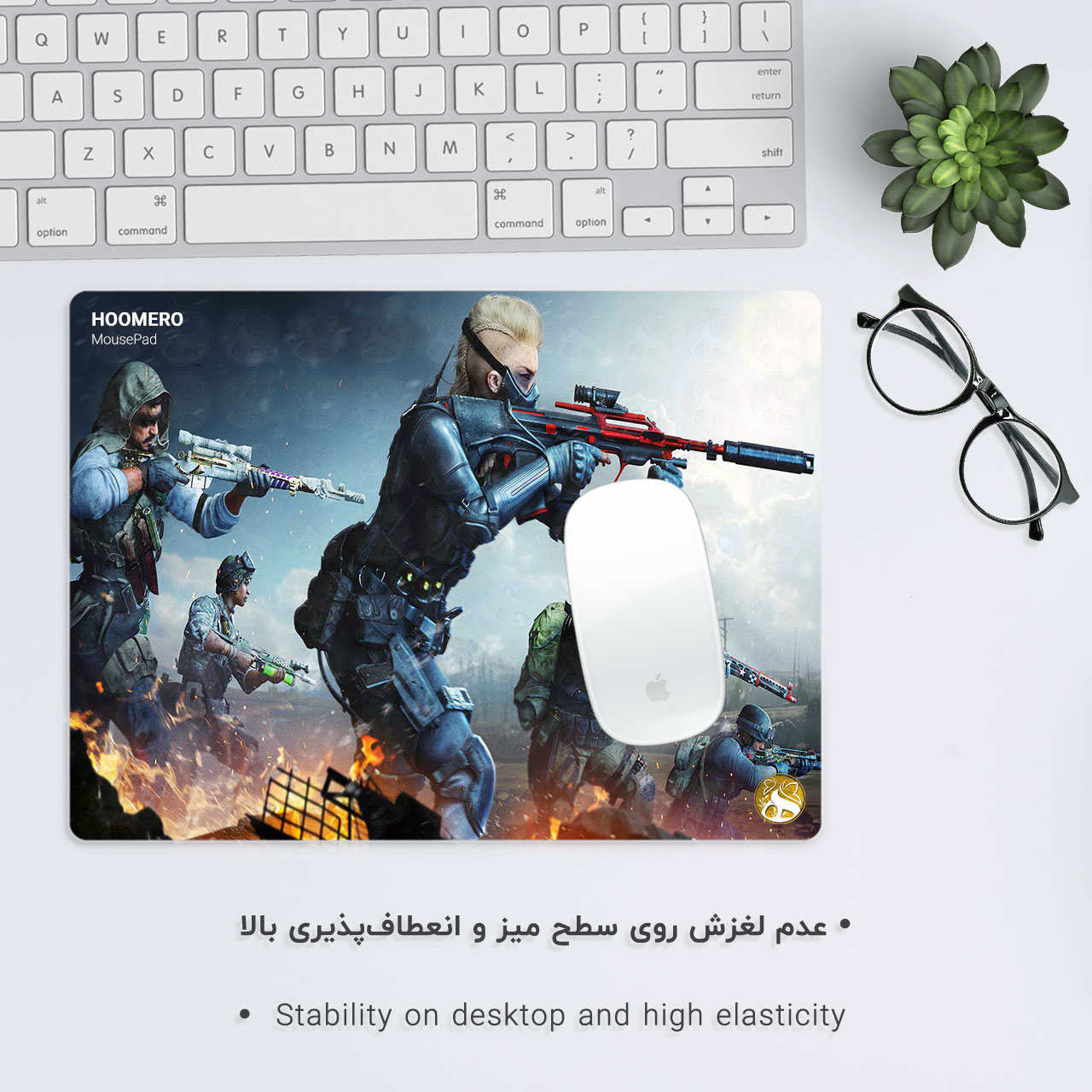 ماوس پد هومرو طرح Call of Duty Warzone مدل A1598