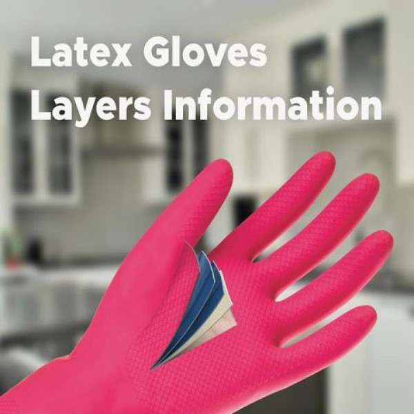 دستکش آشپزخانه گیلان مدل Golbarg کد M بسته سه عددی