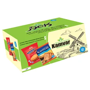 بیسکویت سبوس دار بدون قند کامور - 300 گرم