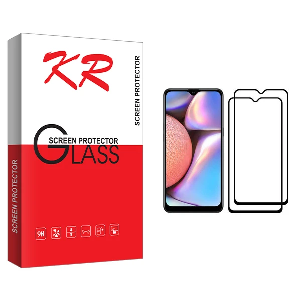 محافظ صفحه نمایش کی آر مدل +HD مناسب برای گوشی موبایل سامسونگ Galaxy A10s بسته دو عددی