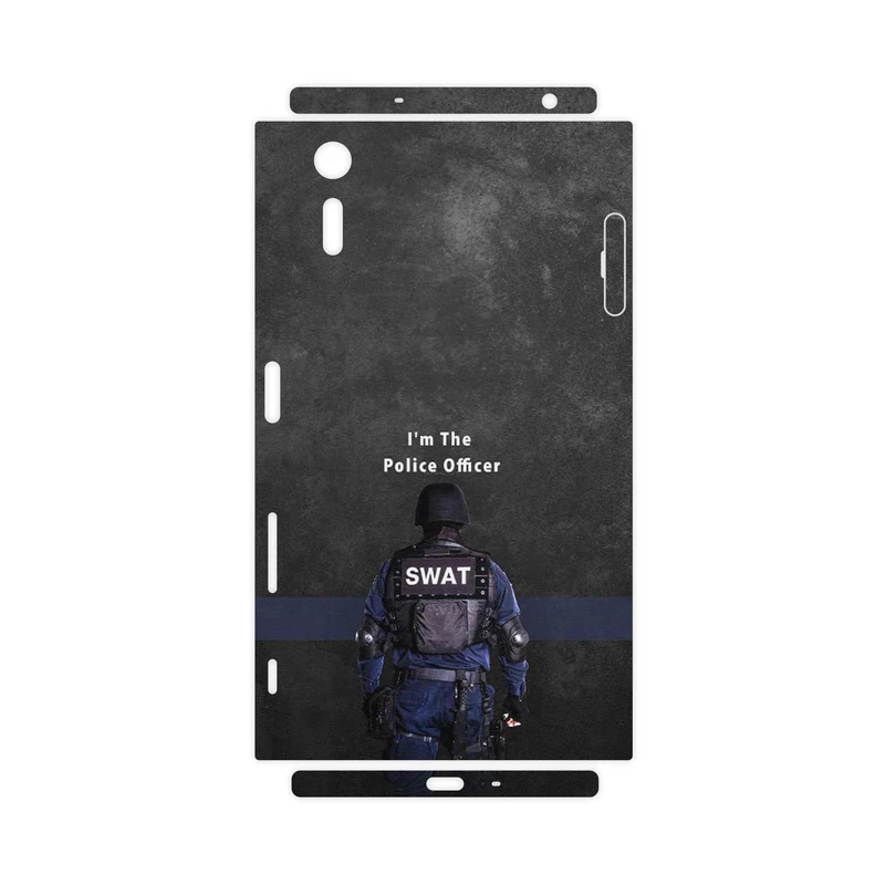 برچسب پوششی ماهوت مدل Police Officer-FullSkin مناسب برای گوشی موبایل سونی Xperia XZ