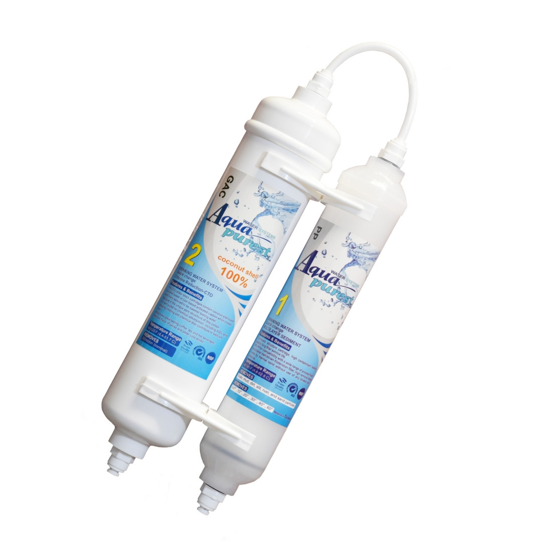 فیلتر تصفیه کننده آب آکوا پیورست شریعتی مدل گیاهی X 401 NEW مجموعه 4 عددی