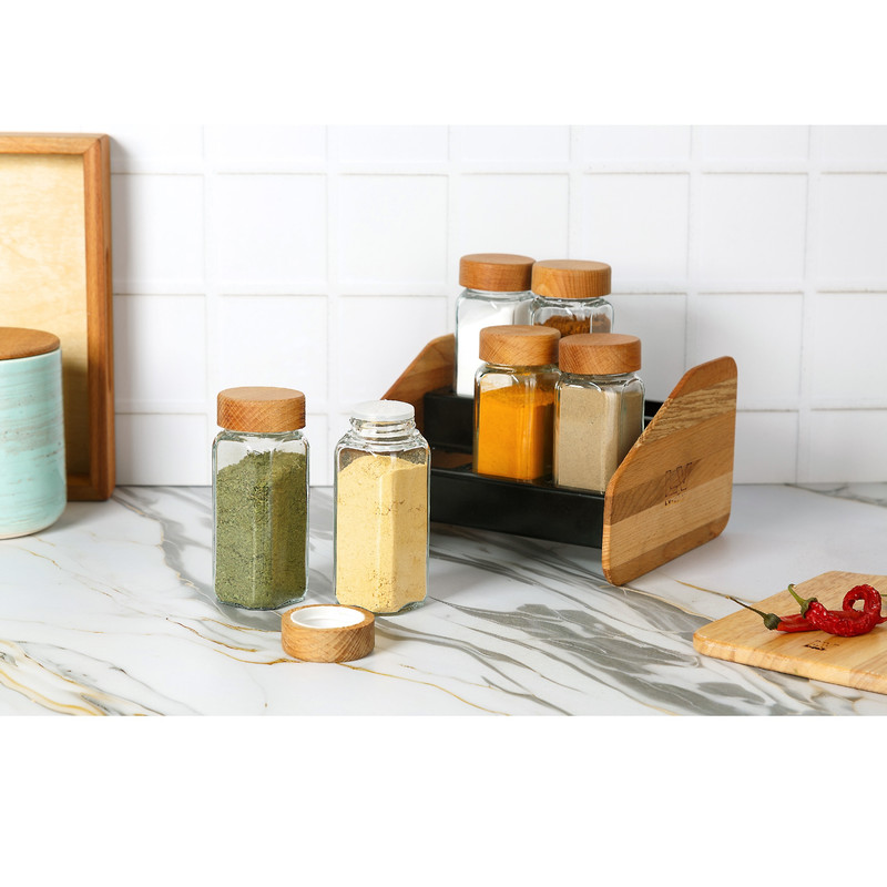 جای ادویه ال وی مدل 741 مجموعه 6 عددی