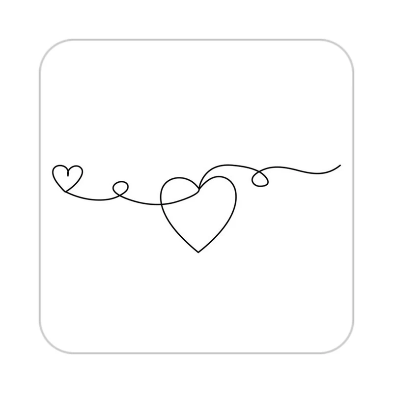 زیر لیوانی کاکتی طرح عاشقانه مدل mp36941