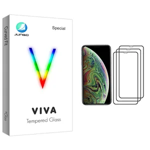 Junbo Viva Glass Screen Protector For Apple iPhone XS Pack Of 3