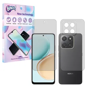 Bingo Tough model transparent screen protector suitable for Honor 400 Smart mobile phone along with the back protector