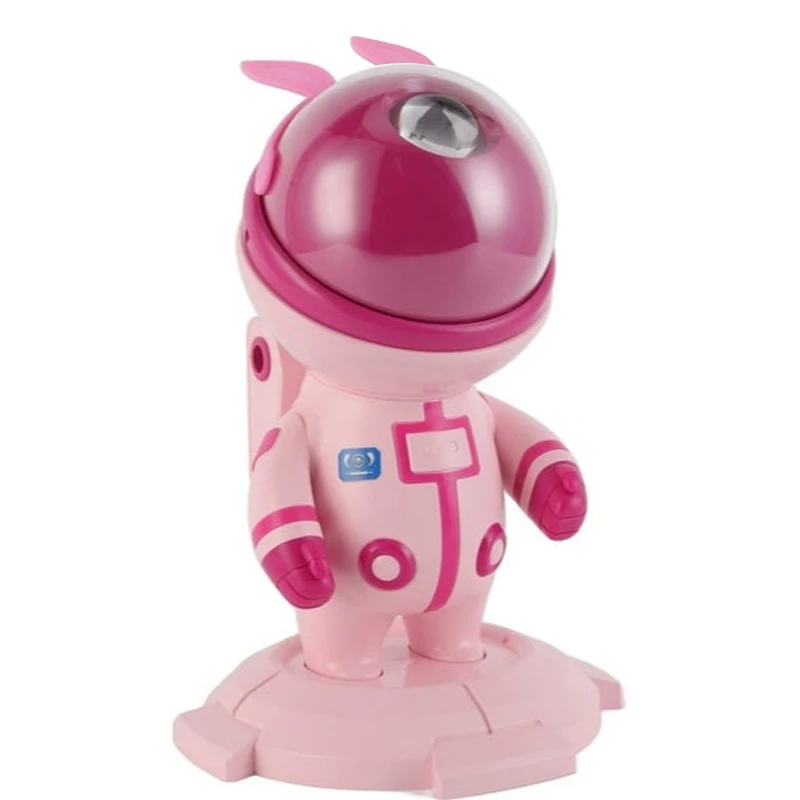 چراغ خواب اتاق کودک مدل کهکشانی هوشمند خرگوشی صورتی