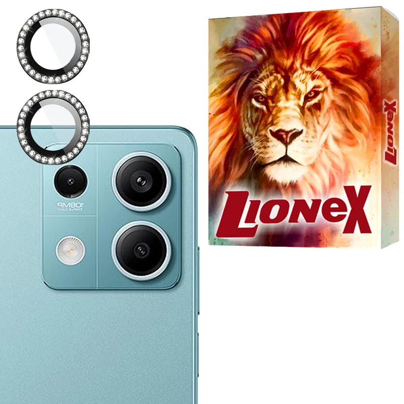محافظ لنز دوربین شیشه‌ای لایونکس مدل NRIL20 مناسب برای گوشی موبایل شیائومی Redmi Note 13 5G