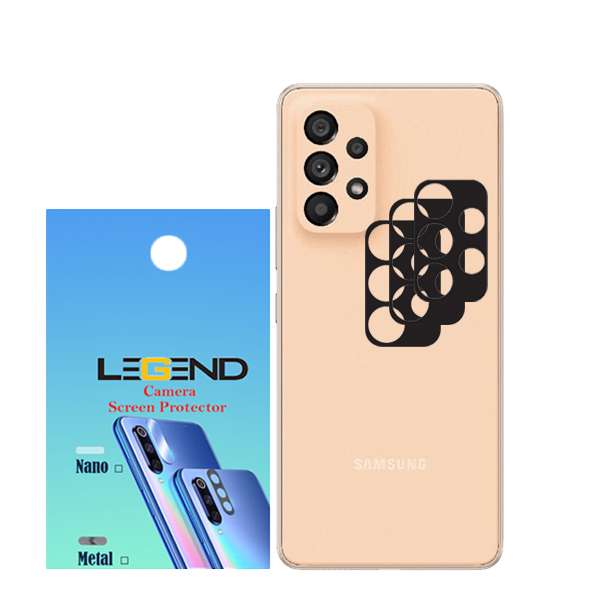 محافظ لنز دوربین مدل LEGEND مناسب برای گوشی موبایل سامسونگ Galaxy A53 5G بسته 3 عددی