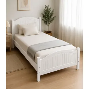 تخت خواب ام دی اف یک نفره مدل لیون کد 729 سایز 96*205 سانتی متر