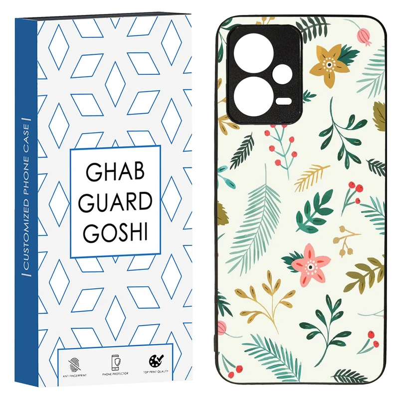 کاور قاب گارد گوشی طرح گل کد TPU-036 مناسب برای گوشی موبایل شیائومی Redmi Note 12 5G / Poco X5 5G