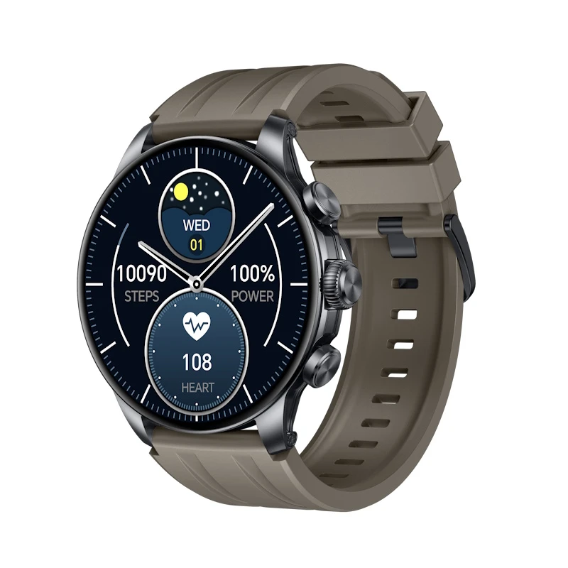 ساعت هوشمند 40 میلی متری گلوریمی  مدل BRZ GX CLASSIC FIT با بند چرم مصنوعی