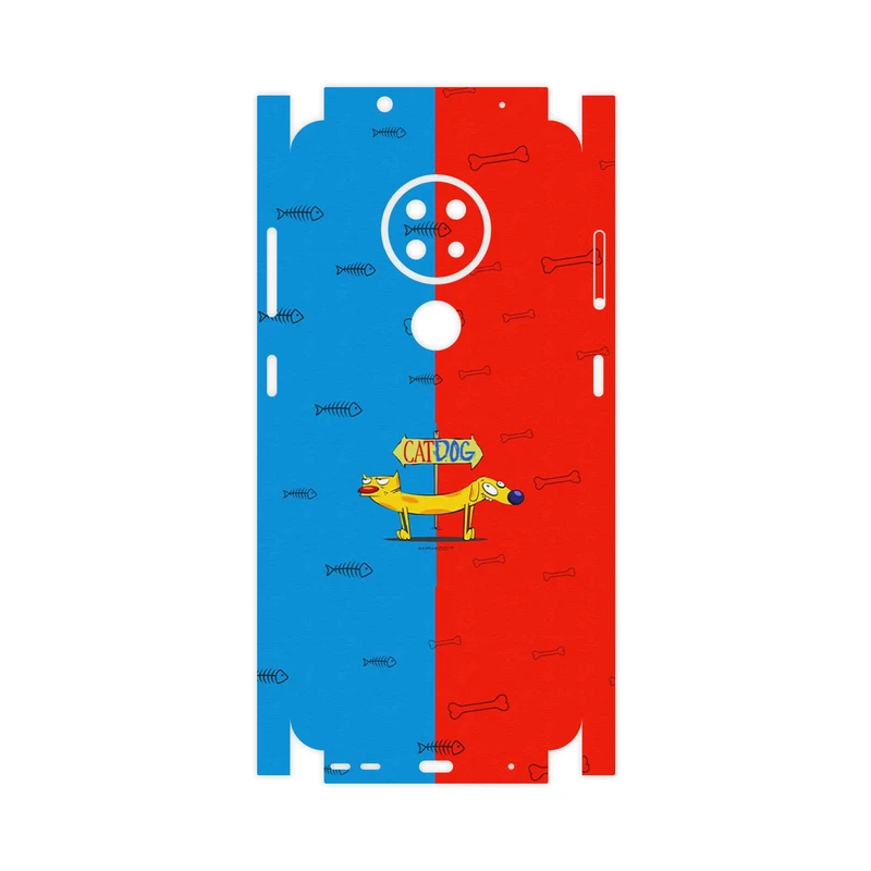 برچسب پوششی ماهوت مدل CatDog-FullSkin مناسب برای گوشی موبایل نوکیا 7.2