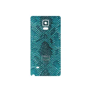 MAHOOT Blue Snake Skin Cover Sticker for Samsung Galaxy Note 4