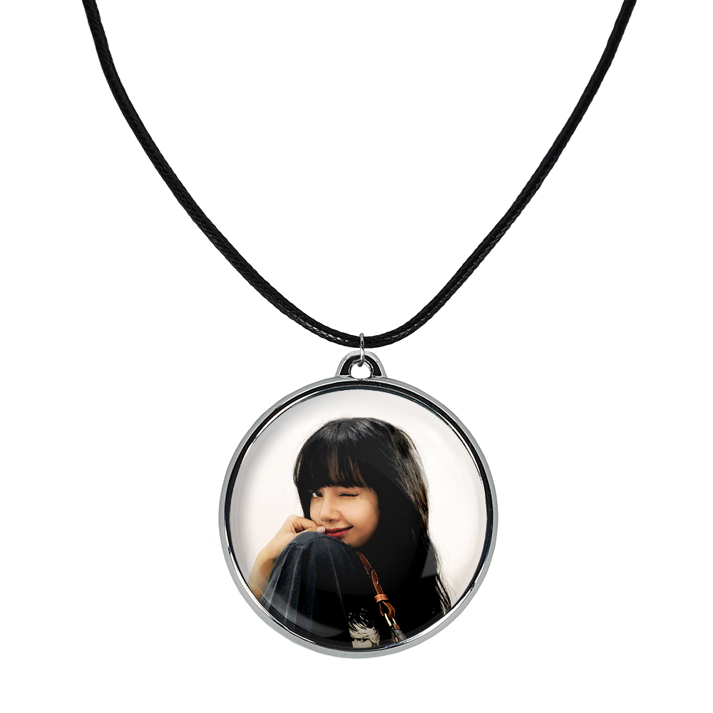 گردنبند خندالو مدل لیسا بلک پینک کد 1429614286