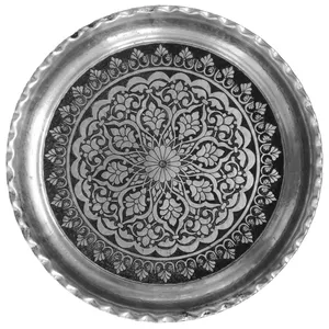 سینی قلمزنی طرح اسلیمی کد 01