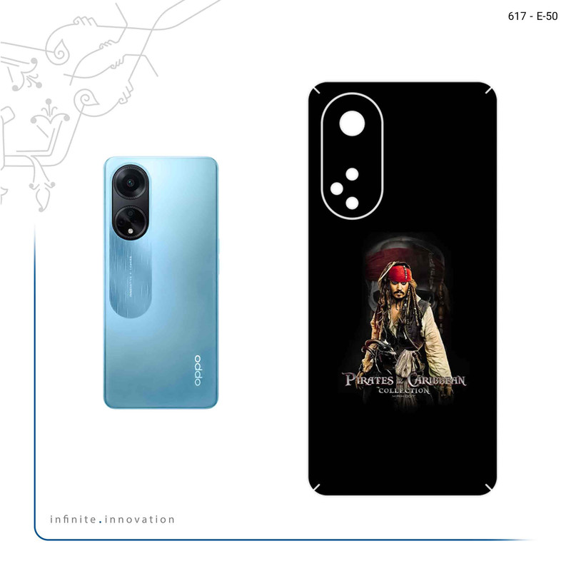 برچسب پوششی ماهوت مدل PIRATES OF THE CARIBBEAN مناسب برای گوشی موبایل اپو A98