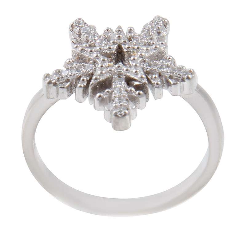 انگشتر نقره زنانه بازرگانی میلادی مدل فانتزی کد AWR_774